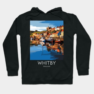 A Pop Art Travel Print of Whitby - England Hoodie